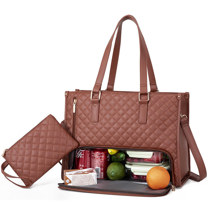 2 in 1 Tote Bag Lunch Bag Combo