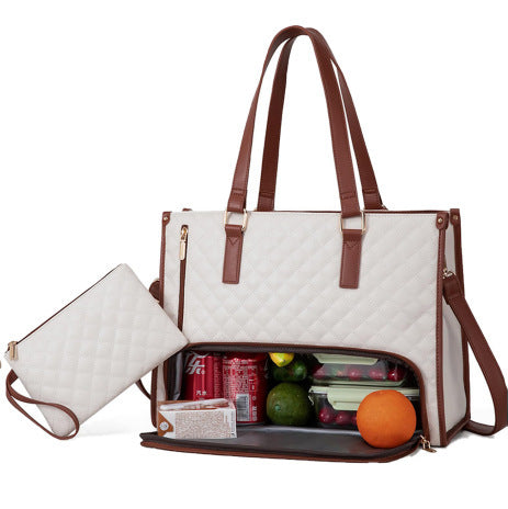2 in 1 Tote Bag Lunch Bag Combo