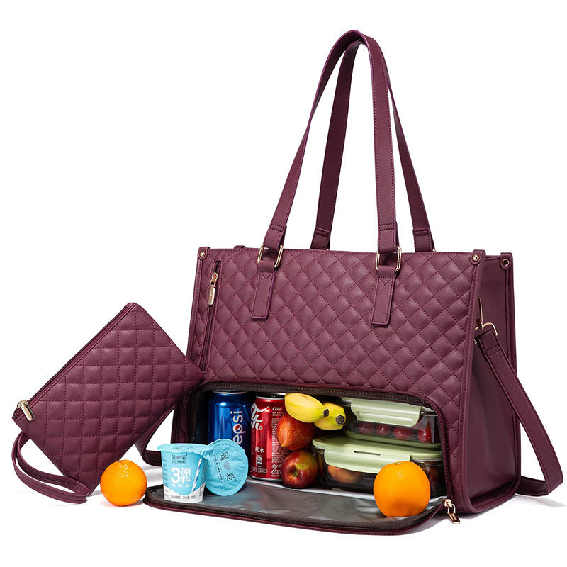 2 in 1 Tote Bag Lunch Bag Combo