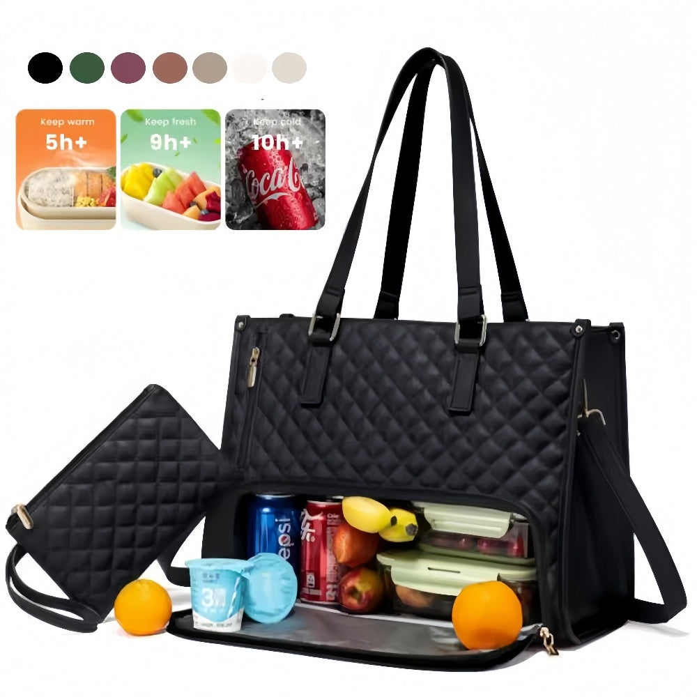 2 in 1 Tote Bag Lunch Bag Combo